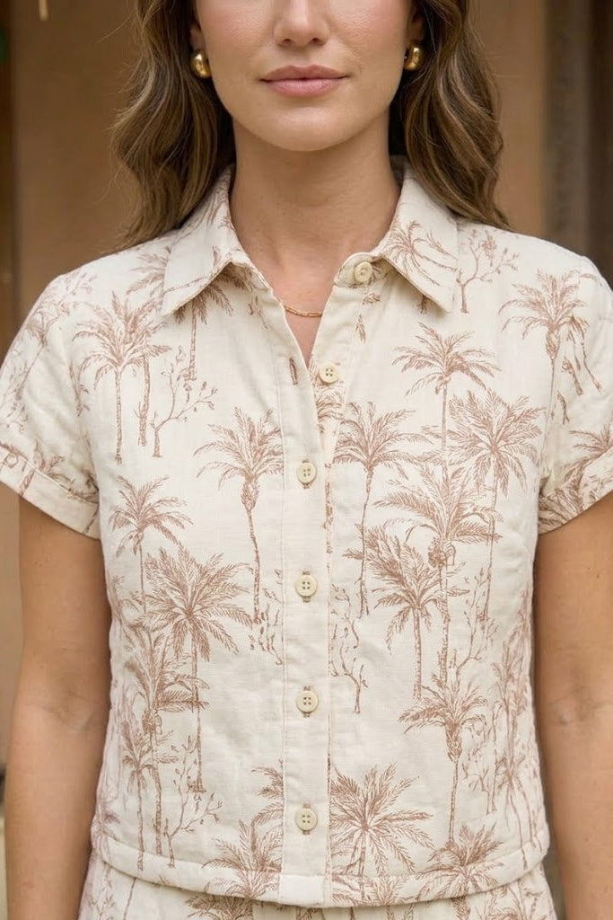White shirt for women - April