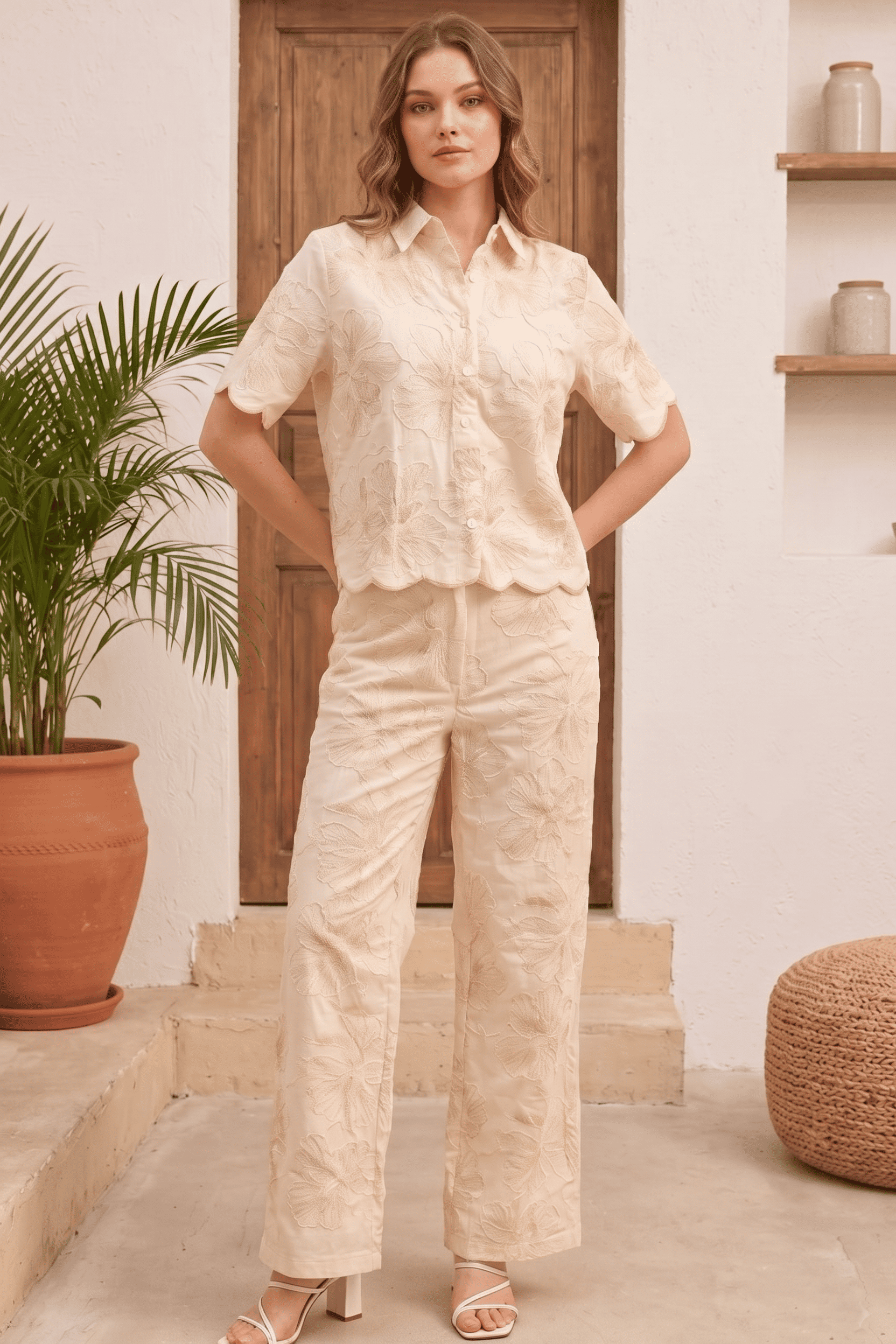 White shirt for women - April