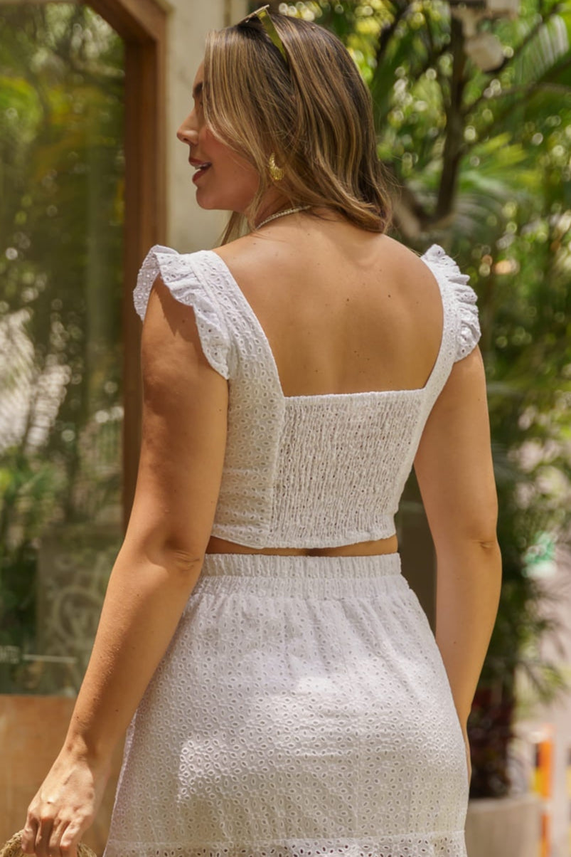 White shirt for women - April