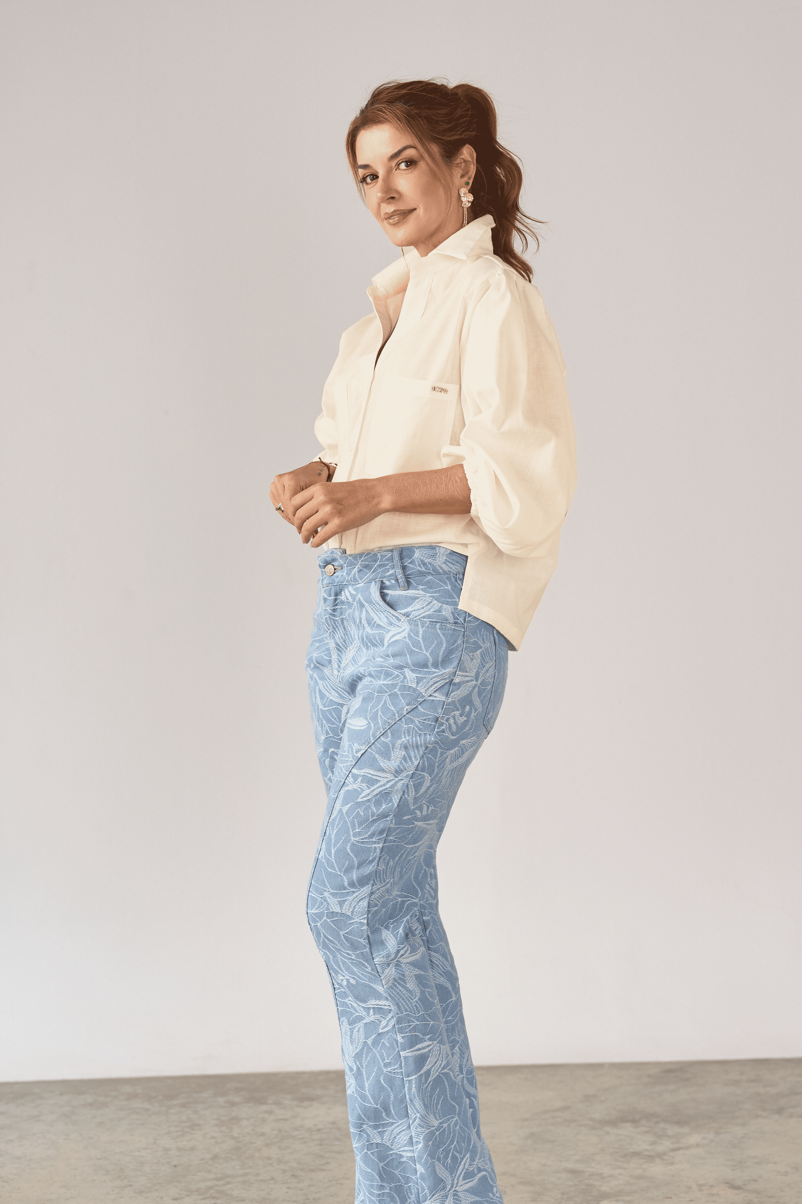 White shirt for women - April