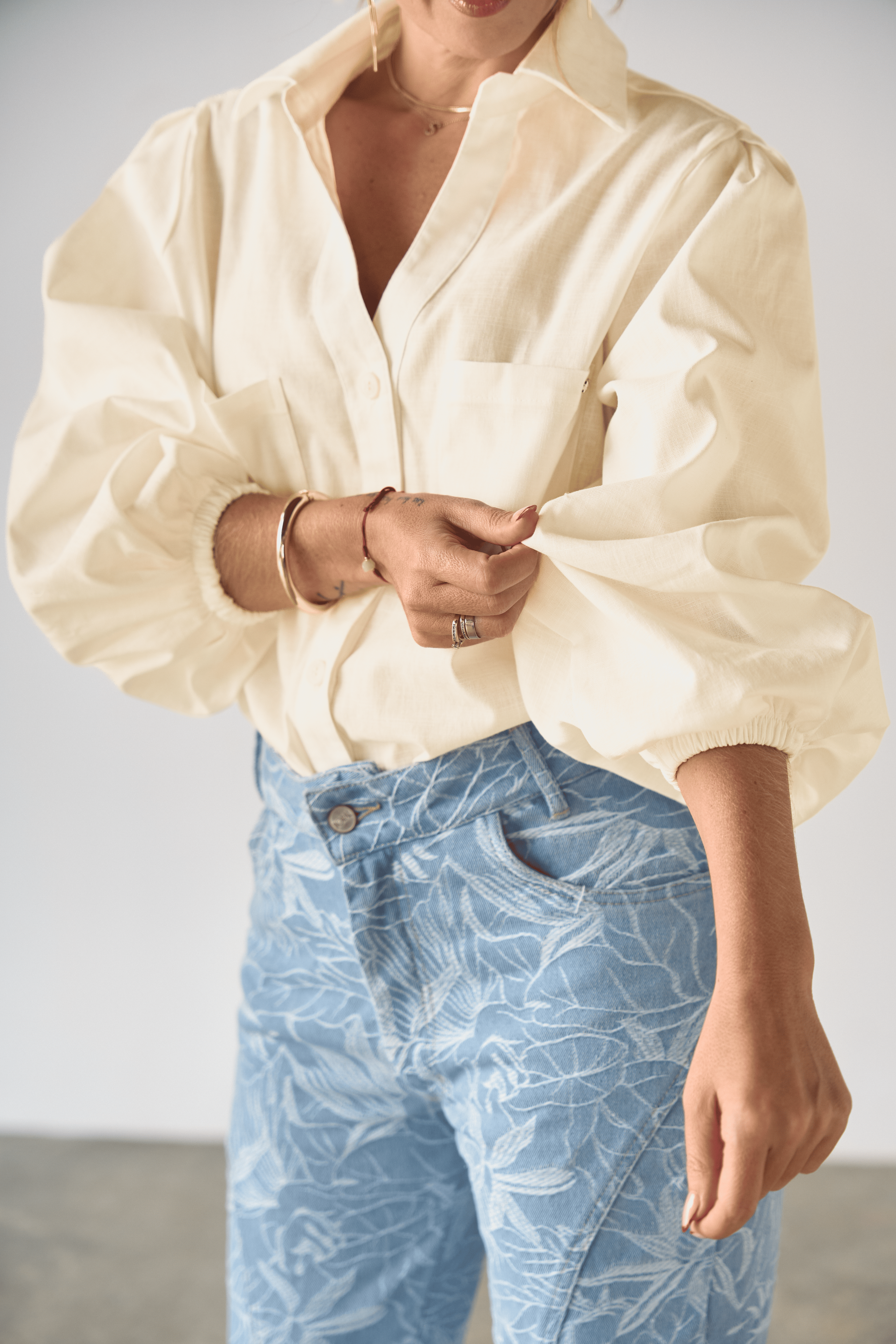 White shirt for women - April