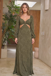 Vestido Largo - Nohelia verde